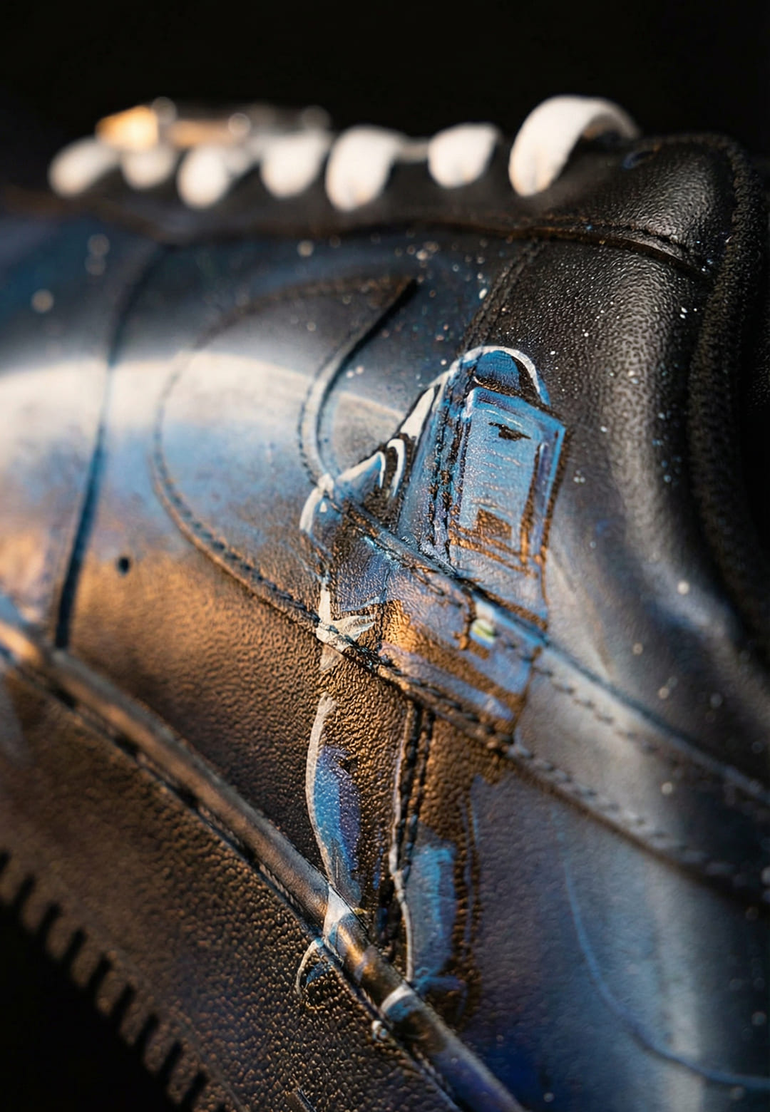 Детализация кожи и росписи Space Odyssey Moon