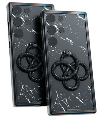 Кастом Samsung S26 Ultra Черный Уроборос