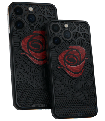 Кастом iPhone 17/18 Pro/Pro Max Алая Роза