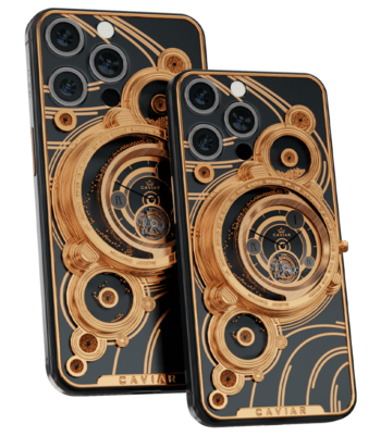 Кастом iPhone 17/18 Pro/Pro Max Парад Планет. Золото