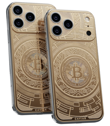 Кастом iPhone 17/18 Pro/Pro Max Биткоин 24K