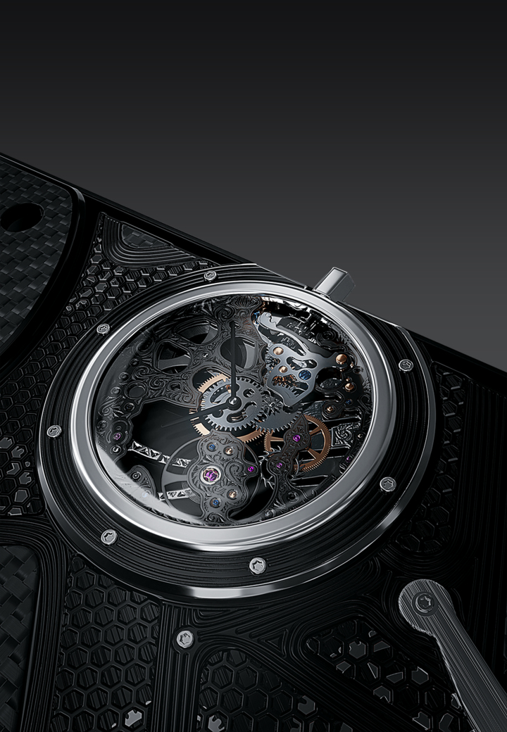 Часы-скелетон Skeleton Booster