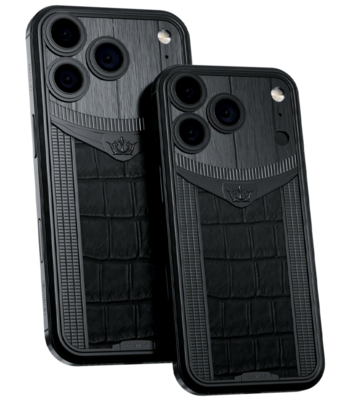 Кастом iPhone 17/18 Pro/Pro Max Чёрный Герцог