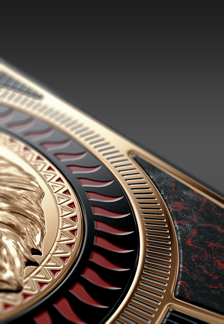 Узор из эмали Сердце Льва