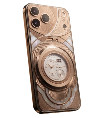 Кастом iPhone 17/18 Pro/Pro Max Повелитель Времени с Вашими Часами